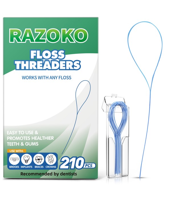 Floss Threaders | for Braces, Bridges, and Implant...