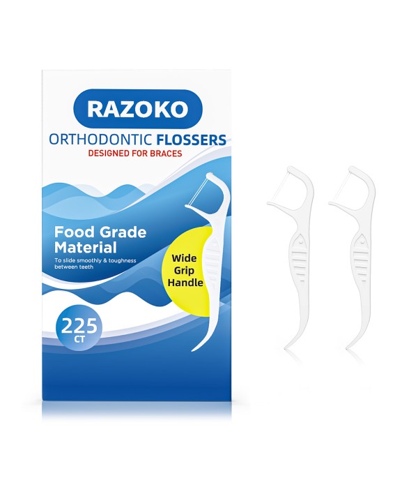 RAZOKO Orthodontic Flossers for Braces, Ortho Dent...