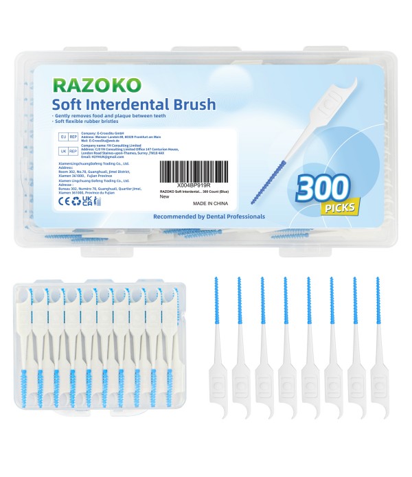 RAZOKO Soft Interdental Brushes Original, Dental P...